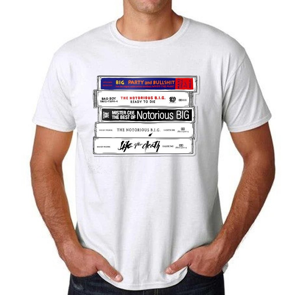 Notorious Big Bad Boy Biggie Smalls Album T-Shirt